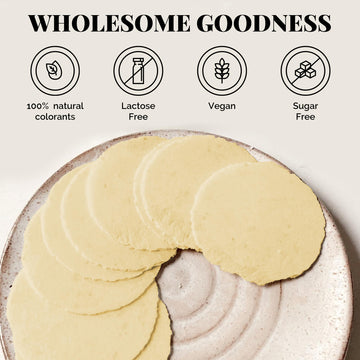 Kalan Lemon Pie Amaranth Flour Wafer Thins, Vegan And Sugar-Free, Pack Of 3