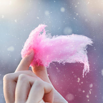 Snacktery Carnival Pink Cotton Candy - Let The Sweet Fun Begin With Cherry & Vanilla Flavored Individually Wrapped Cotton Candy