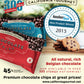 45% Cocoa Vegan Chocolate Chips Dairy Free Kosher Gluten Free Nut Free (3 Pack)