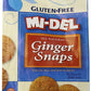 Mi-Del Gluten Free Ginger Snap Cookies,8 Ounce