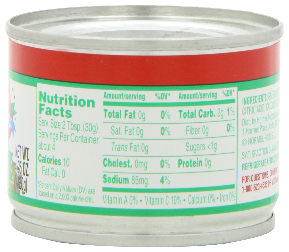 Chi Chi'S Green Chilies Diced, 4.25-Ounce Units (Pack Of 12)