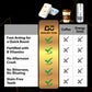 Dialed Gum Energy Caffeine Gum, 50mg Caffeine, Sugar Free, Aspartame Free, 24 Pieces, Caramel Macchiato Flavor
