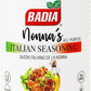 Badia Nonnas All Purpose Italian Seasoning  2 oz - Oregano  Basil  Garlic  Salt Blend  Meats  Pastas  Vegetables  Gluten Free  No Msg
