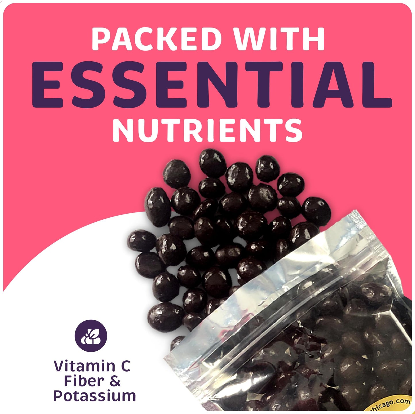 Superior Nut Chicago 64% Rich Dark Chocolate Covered Cherries - Sweet & Decadent - Natural Vitamin C, Fiber, & Potassium Source