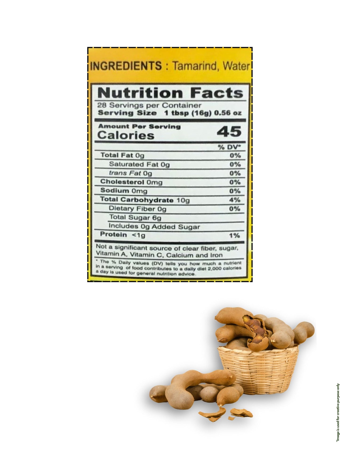 Idhayam South Indian Dhigh-standard Tamarind Concentrate, 454g (16 Oz)