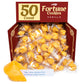 Snackathon Fortune Cookies, Individually Wrapped, Bulk Pack, Premium USA Made (50 Count, Vanilla)