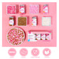 Sprinkles For Cake Decorating, Sujoygar Fancy Sprinkles Set For Cupcake Toppers, White Deluxe Pink Gold Sprinkles Mix For Ice Cr