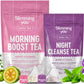 Taoistea Detox Tea 14 Day Herbal Tea, Detox Cleanse For Weight Loss, Colon Cleanse And Digestive Health- 1 Morning Boost Tea (14