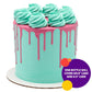Decopac Cake Drip, Pink Color, Vanilla Flavor, Matte Like Chocolate, 6.35 Oz