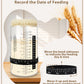 Keafont Sourdough Starter Jar Kit, 50oz Wide Mouth, Black, 1 Pack (Model: KF-GLASS-BK)