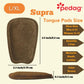 Pedag Supra  German Handmade Shoe Tongue Pads  Soft Suede Leather And Memory Foam Shoe Padding  Solves Loose Shoes Problem  1 Pa