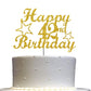 42 Birthday Cake Topper Gold Glitter, Party Decoration Ideas, Premium Quality, Sturdy Doubled Sided Glitter, Acrylic Stick. Made