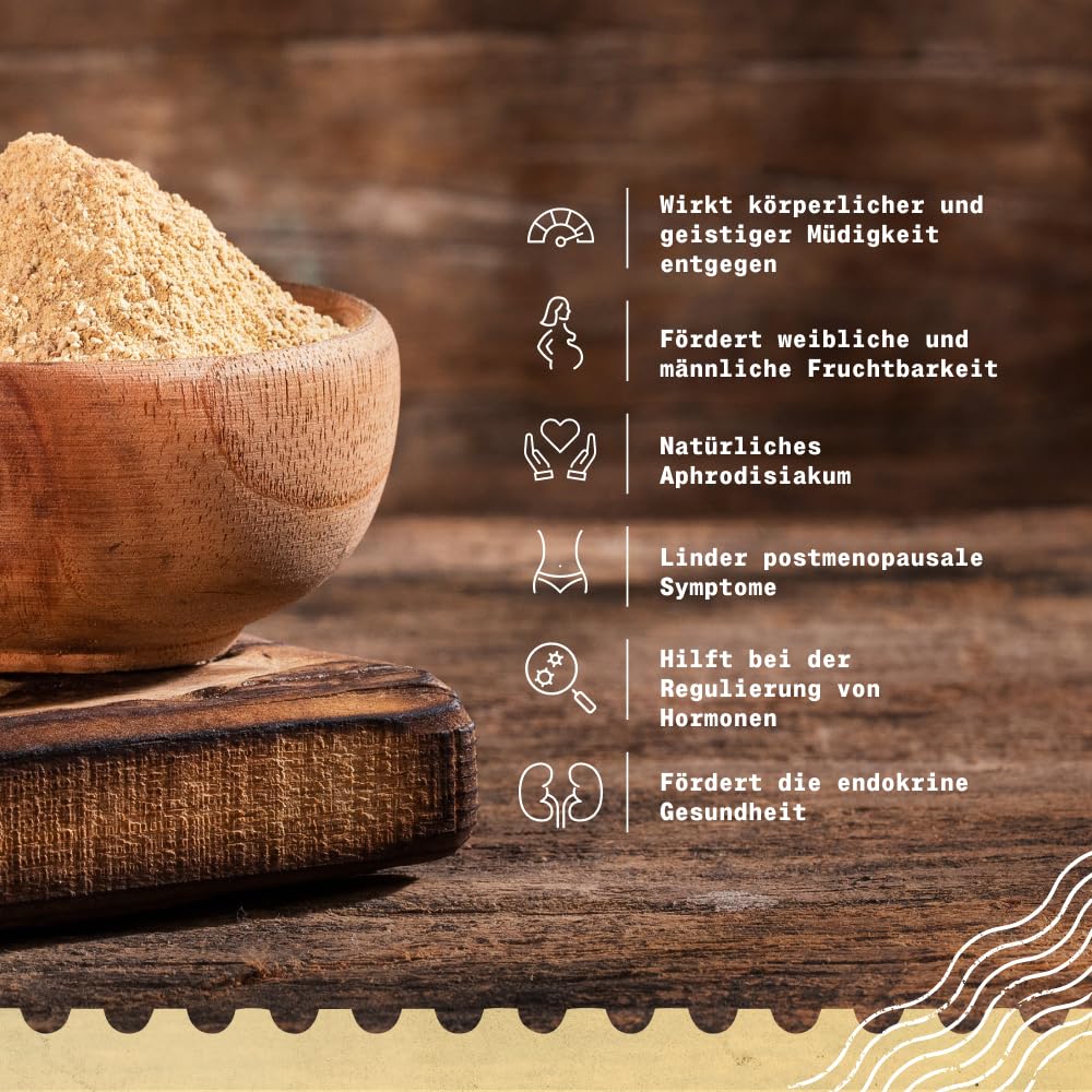 Naturalebio Maca Powder Organic 8 Oz. Peruvian, Natural And Pure, From Organic Maca Root. Vegetarian And Vegan Friendly - Gelati