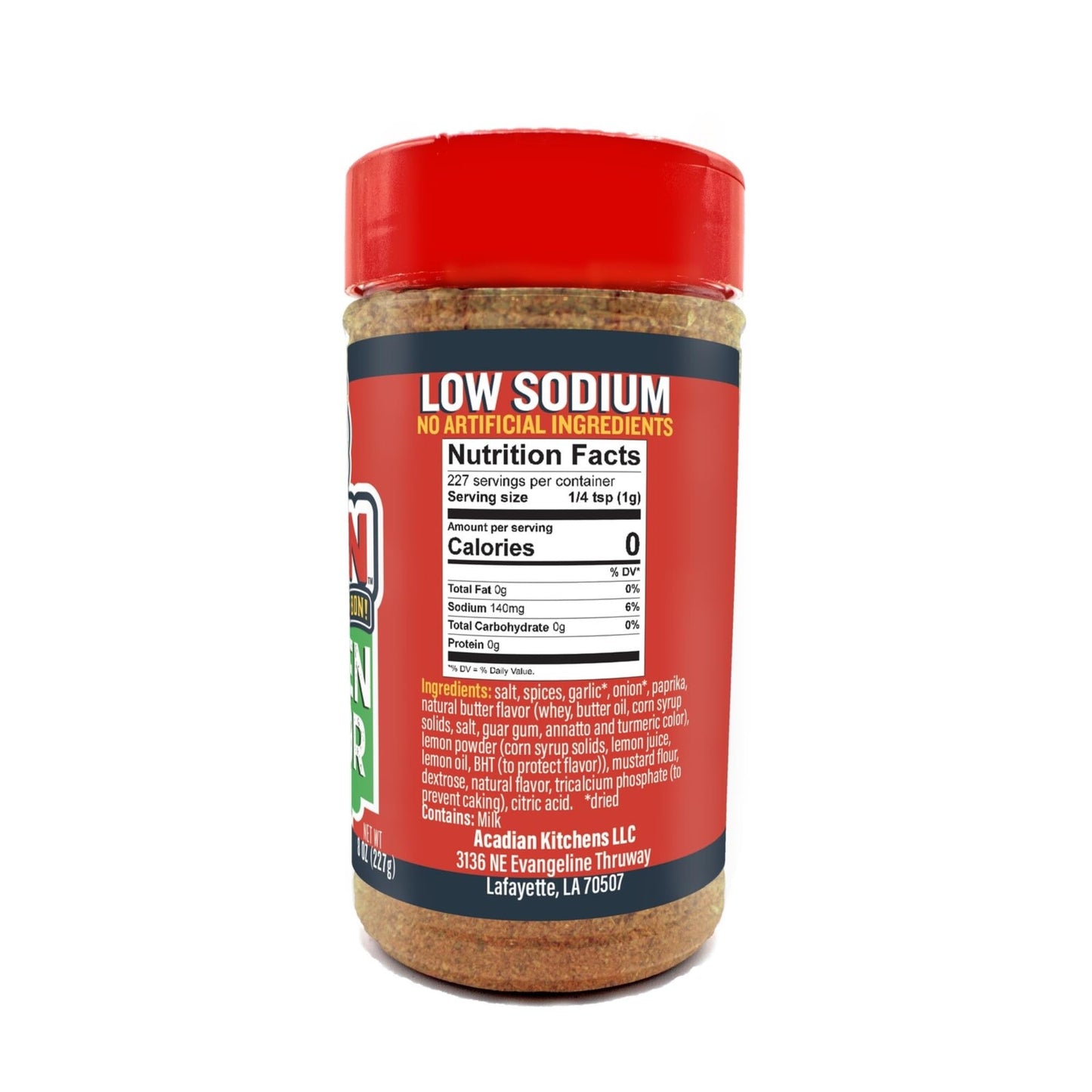 Ragin' Cajun Chicken Or Gator Cajun Seasoning 8 Oz (Pack Of 1)