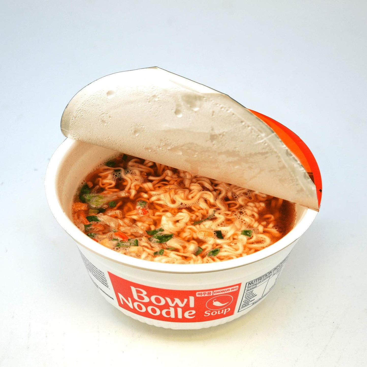 Paldo Fun & Yum Hot & Spicy Instant Cup Noodle Soup Bowl, Pack Of 12, Best Oriental Style Korean Ramyun, Most Loved Korean Noodl