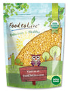 Food to Live Organic Yellow Mung Dal, 4 Pounds - Non-GMO, Peeled Split Mung Beans (Moong Dal). Ayurvedic Food. Easy to Cook. Hig