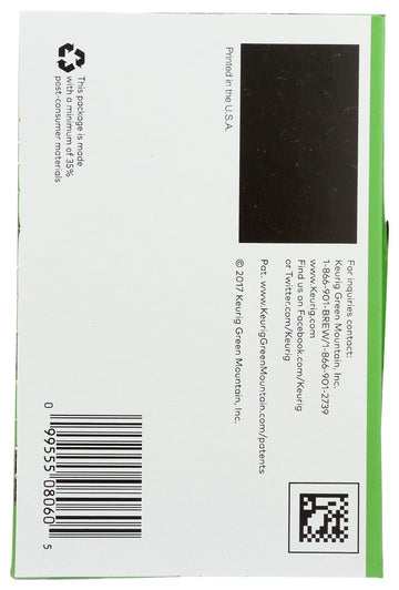 Green Mountain Coffee Organic K-Cup, Sumatran, 12-Count, Packaging May Vary