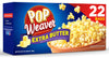 Pop Weaver Microwave Popcorn, Extra Butter, 22 Bags Per Box