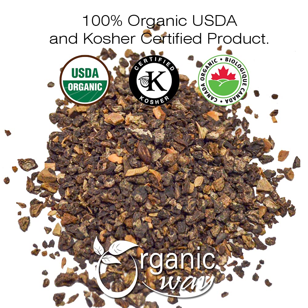 Organic Way Dried Amla/Indian Gooseberry Cut & Sifted (Phyllanthus emblica) - Organic & Kosher Certified | Raw, Vegan, Non GMO &