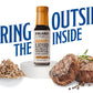 Crystal Louisiana's Hickory Liquid Smoke & BBQ Marinade, 4 Ounce, Slow Roasted Hickory Flavor Indoors and Out