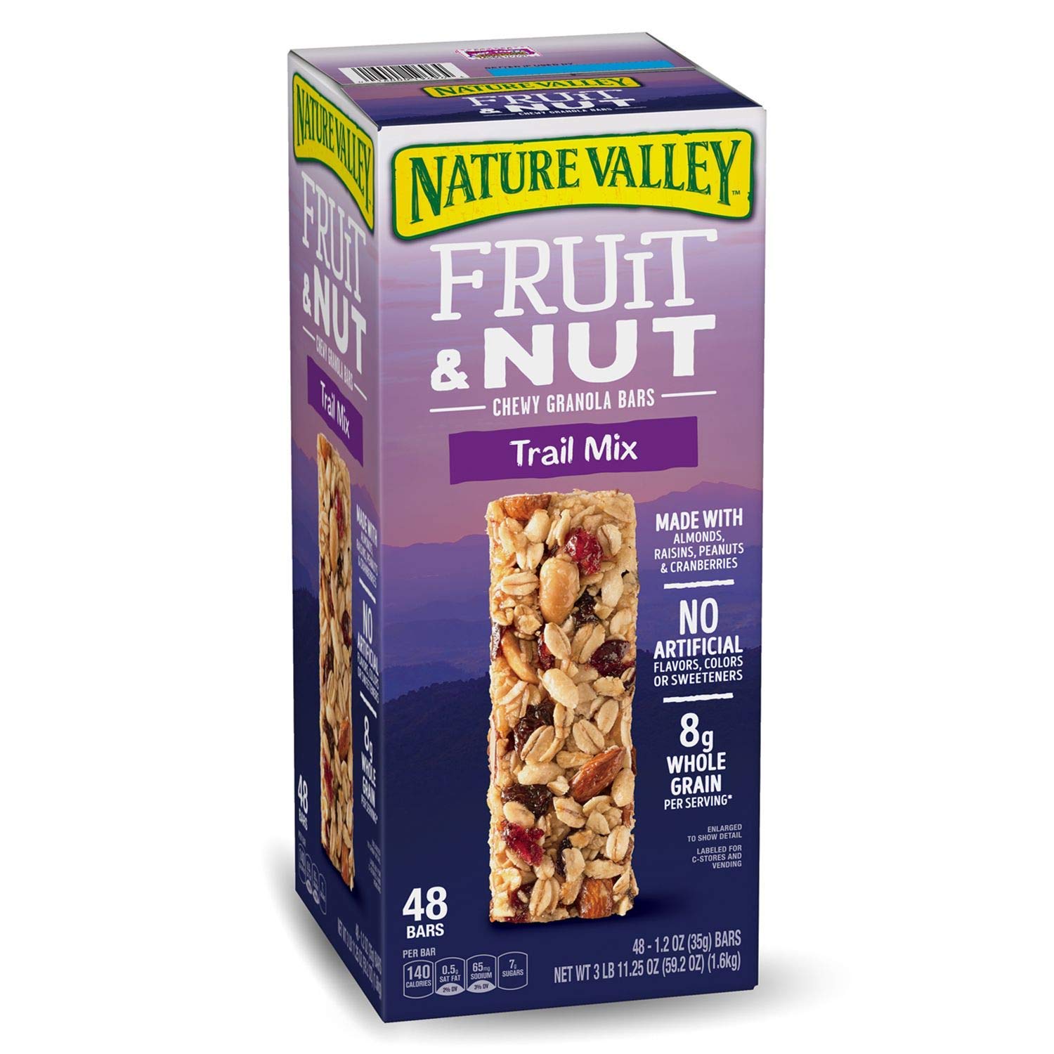 Eleacc Ature Valley Fruit & Nut Chewy Trail Mix Granola Bars (48 Ct.) C