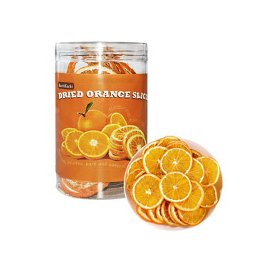 KachiKachi 1-can Dried Orange Slices | No Sugar Added | Orange Wheels | Dehydrated Dried Fruit for Cocktails/Cakes/Crafts/Potpou