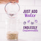 Oatsome Organic Overnight Oats with Chia, Flax, & Hemp, Gluten-Free Oatmeal with 7g of Protein, 2.5 lb Bag