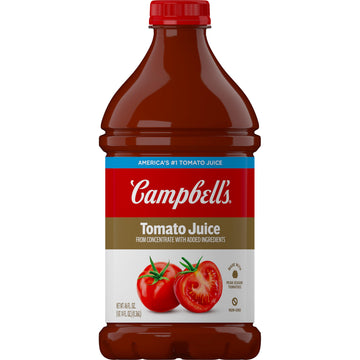 Campbells 100% Tomato Juice, 46 fl oz Bottle, Pack of 1