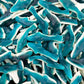Blue Sharks Gummy Candy | 2-Pound Bag | Blue Raspberry Flavor