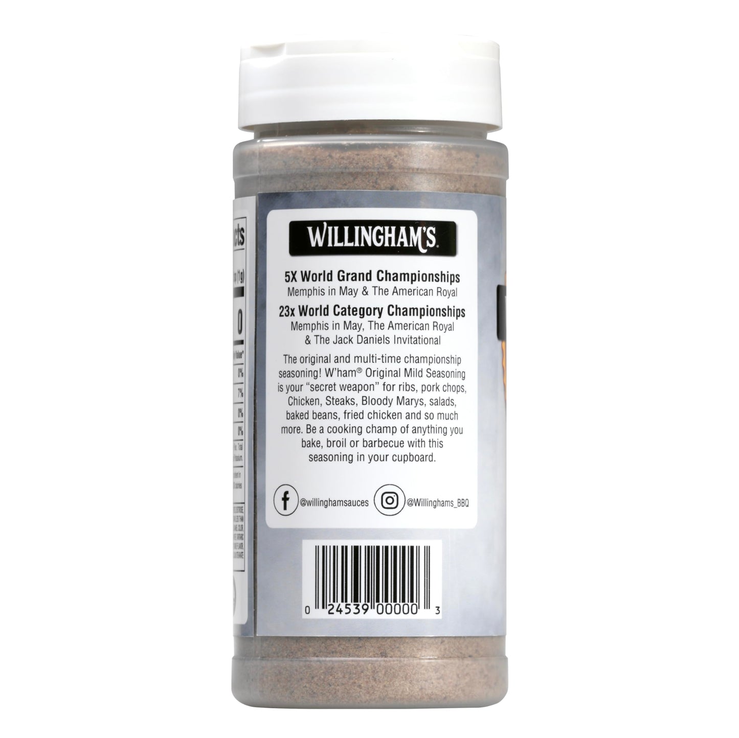Willinghams Wham Seasoning - Original Mild, 13.5 Ounce (Pack of 1)