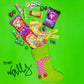 WARHEADS - Extreme Sour Hard Candy - Sour Apple  Black Cherry  Blue Raspberry  Lemon & Watermelon Flavors  Great For Parades - 10 lb. Bulk Bag