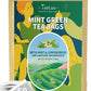 Teelux Mint Green Tea Bags, Green Tea With Peppermint, Spearmint, And Lemongrass, Caffeinated, 100% Real And Natural, 50 Count