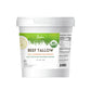 100% Pure Fully Rendered Grass Fed Grass Finished Beef Tallow-Food Grade (4 lbs)