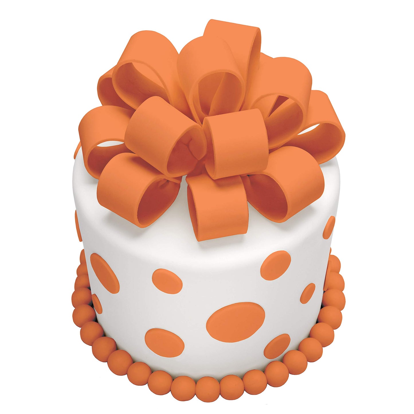 Satin Ice Fondant, Orange, 4.4 Ounce