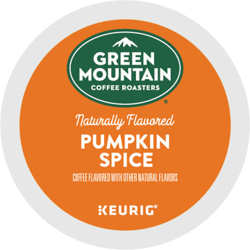 Green Mountain Coffee Roasters Pumpkin Spice, Single-Serve Keurig K-Cup Pods, Flavored Light Roast Coffee, 24 Count