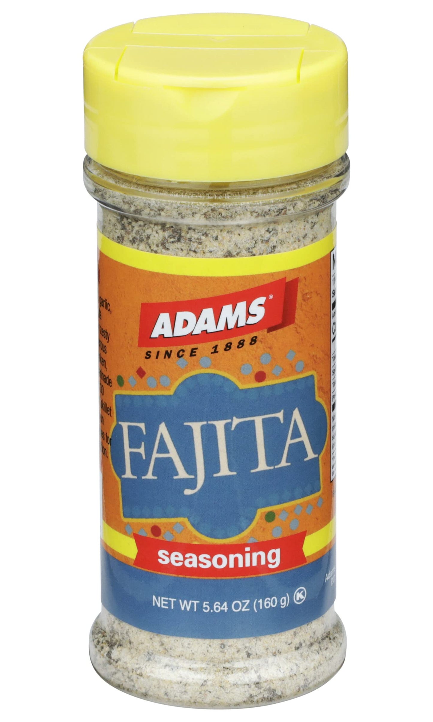 Adams Fajita Seasoning, 5.64 Ounce Bottle (Pack Of 1)