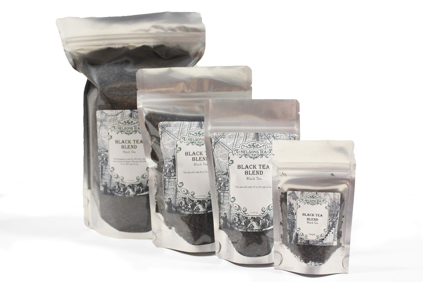 Nelsons Tea - Mexican Chocolate - Black Loose Leaf Tea - Red rooibos, black tea, carob beans, ginger, chocolate chips, pepper,