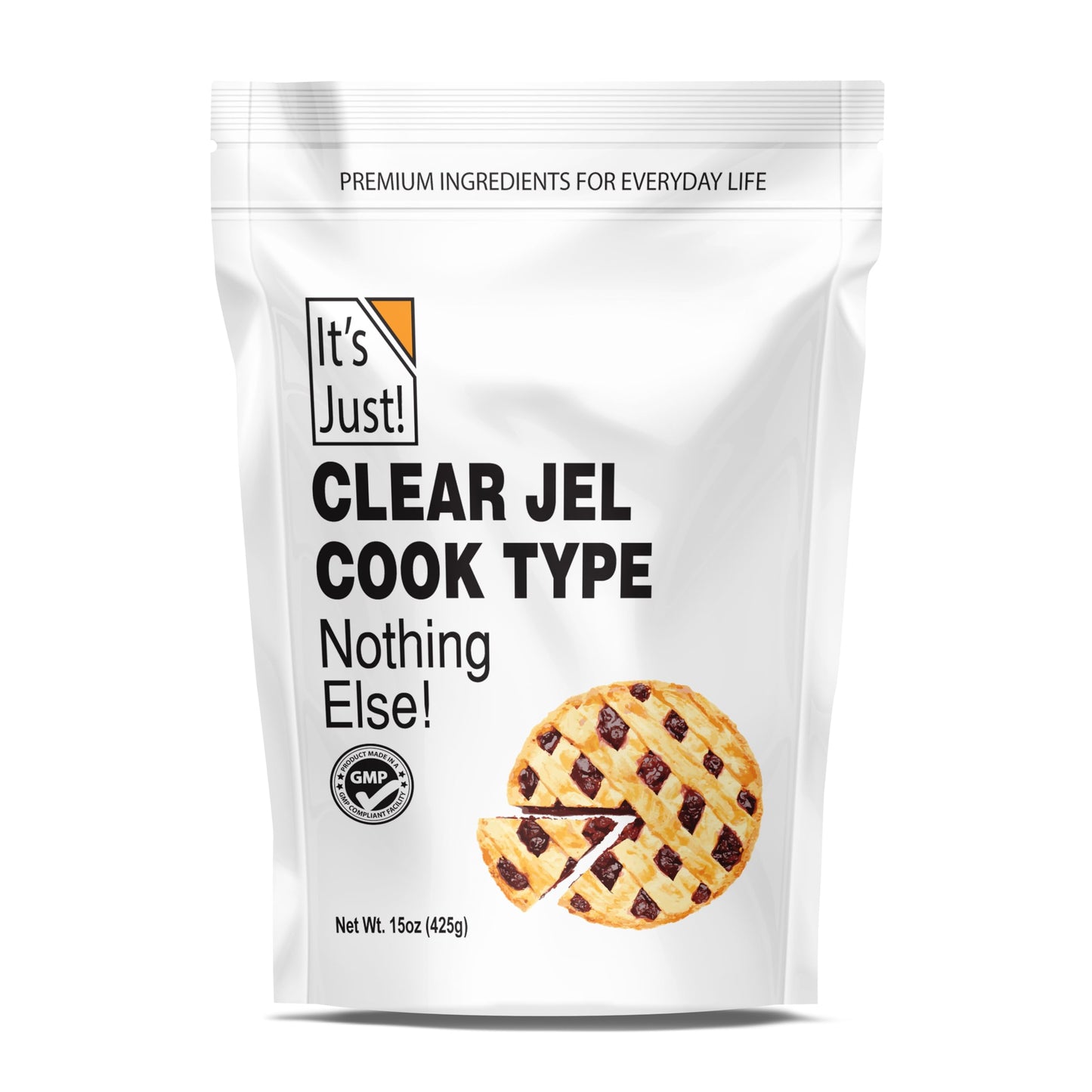 It'S Just - Clear Jel Cook Type, For Baking, Canning, Cooking, Pie Filling, Modified Food Starch, 15Oz, Product Of Usa
