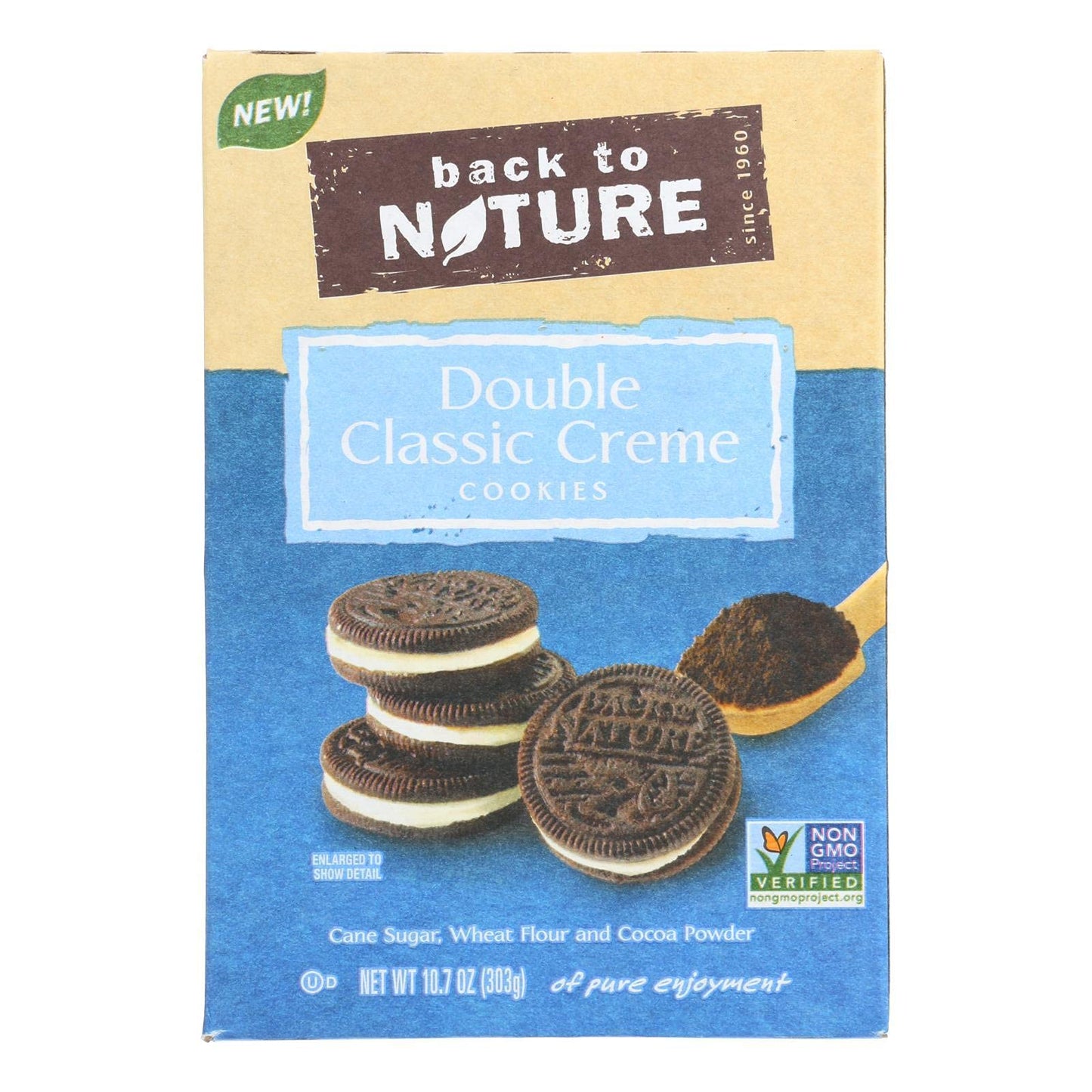 Back To Nature Cookies - Double Classic Creme - Case Of 6 - 10.7 Oz(D0102Hxxyva.)