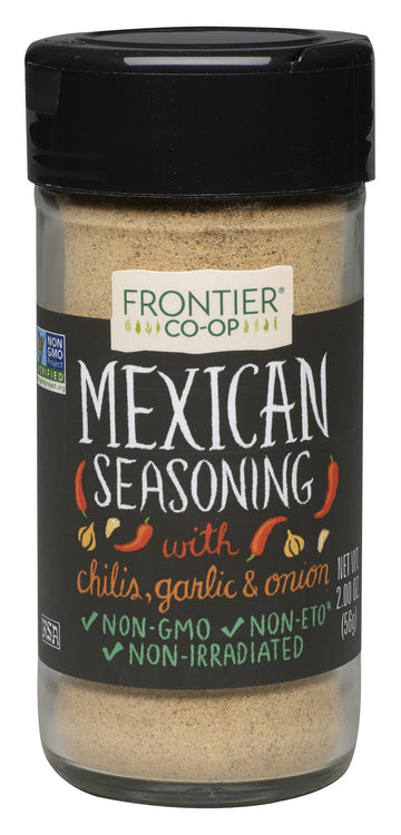 Frontier Seasoning Blends Salt-Free Mexican Seasoning, 2-Ounce Bottle