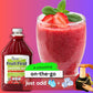 DrinkFit Fruit Smoothie | Real Fruit Puree, Low Sugar, Gluten-Free & Non-GMO, Strawberry Smoothie Mix - Makes 32 Smoothies, 64 F