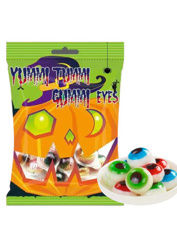 Fusion Select 1 Pack Halloween Eyeball Gummy Candy Spooky Gummies Candy Food Snacks - Creepy Party Bag Favors For Trick Or Treat