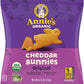 Annies Organic Cheddar Bunny Crackers - Pack of 20 - Organic Certified Snacks - Baked Snack Crackers - No Synthetic Colors or P