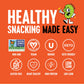The Only Bean Crunchy Roasted Edamame Snacks (Buffalo) - High Protein (11g), Low Carb Keto Vegan Office Snack, Gluten Free Healt