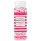 Pink Pearl Sugar Sprinkles 4.58 Oz, Pink Sprinkles For Cake Decorating, Pink Sprinkles Edible, Pink Sprinkles For Cupcakes