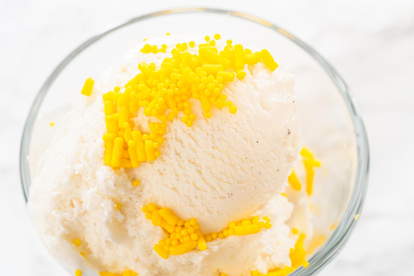 Bakerpan Yellow Nonpareils Sprinkles - 7 Ounces Yellow Sprinkles For Cake Decorating - Edible Nonpareils For Cupcakes, Ice Cream