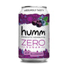 Humm Probiotic Kombucha Zero Sugar Blueberry Acai - No Refrigeration Needed, Keto-Friendly, Organic, Vegan, Gluten-Free - 12Oz C