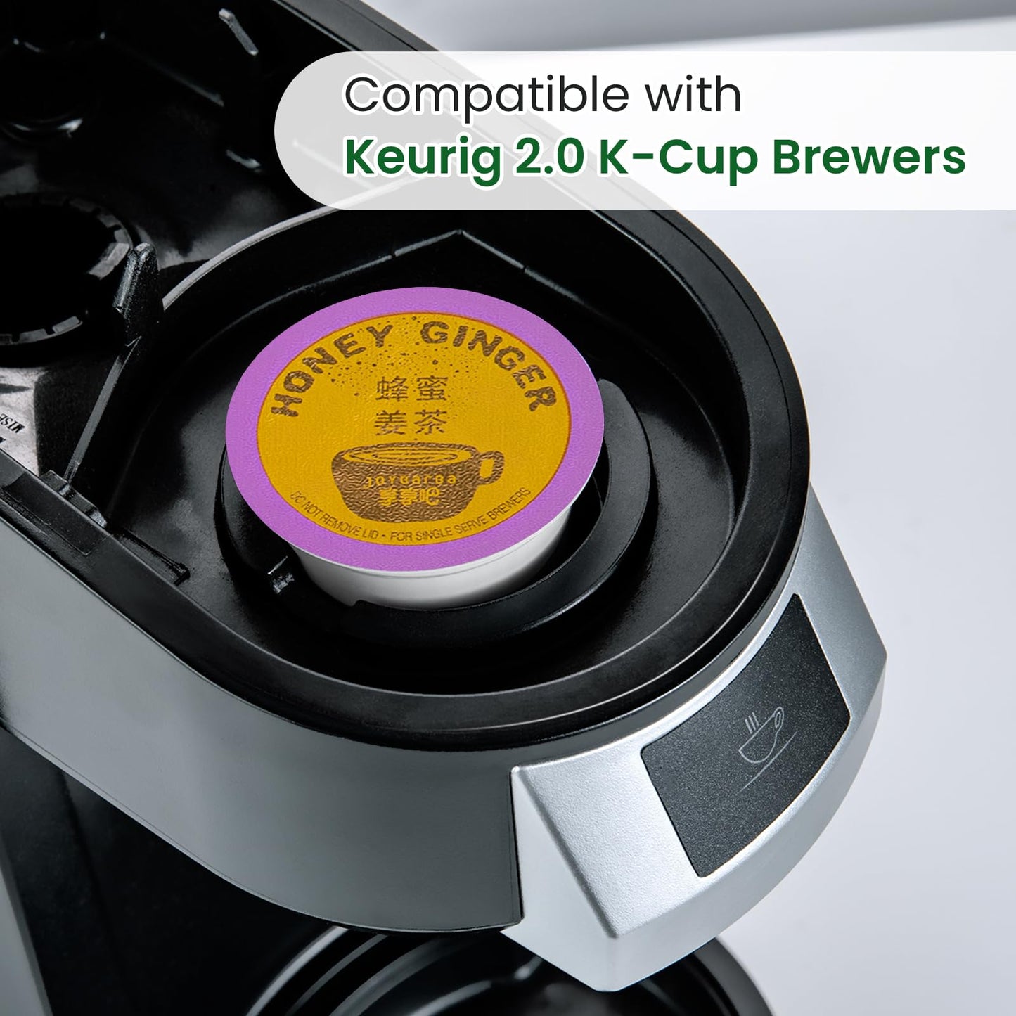 Eastsign Tea K Cups, 24-Count Tea Variety Pack, 4 Flavors K Cup Tea Pods Rose Lotus Leaf, Wolfberry Jujibe,Honey Ginger,Hibiscus Tea, Gifts For Festival