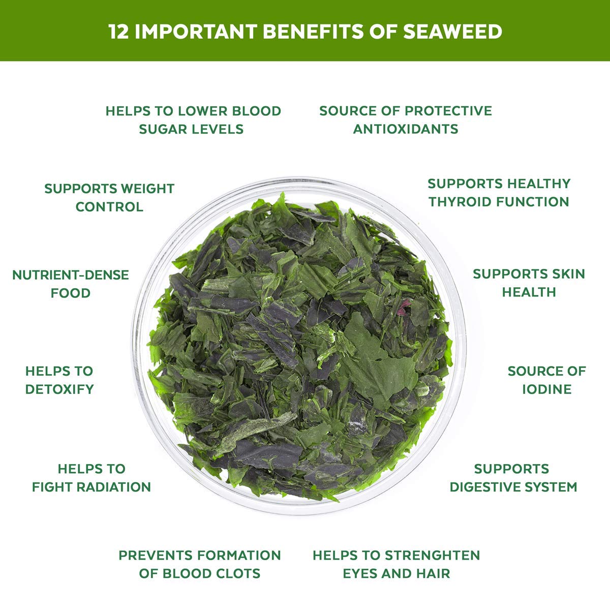 Numami Organic Wakame Flakes - Freeze-Dried Sea , Soft Texture, Mild Taste - 1oz Pack