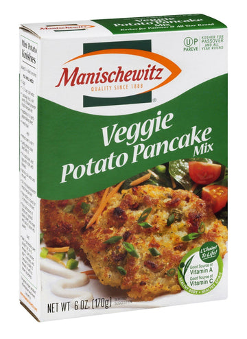 Manischewitz Veggie Potato Pancake Mix, 6-Ounce Box (Pack Of 12)